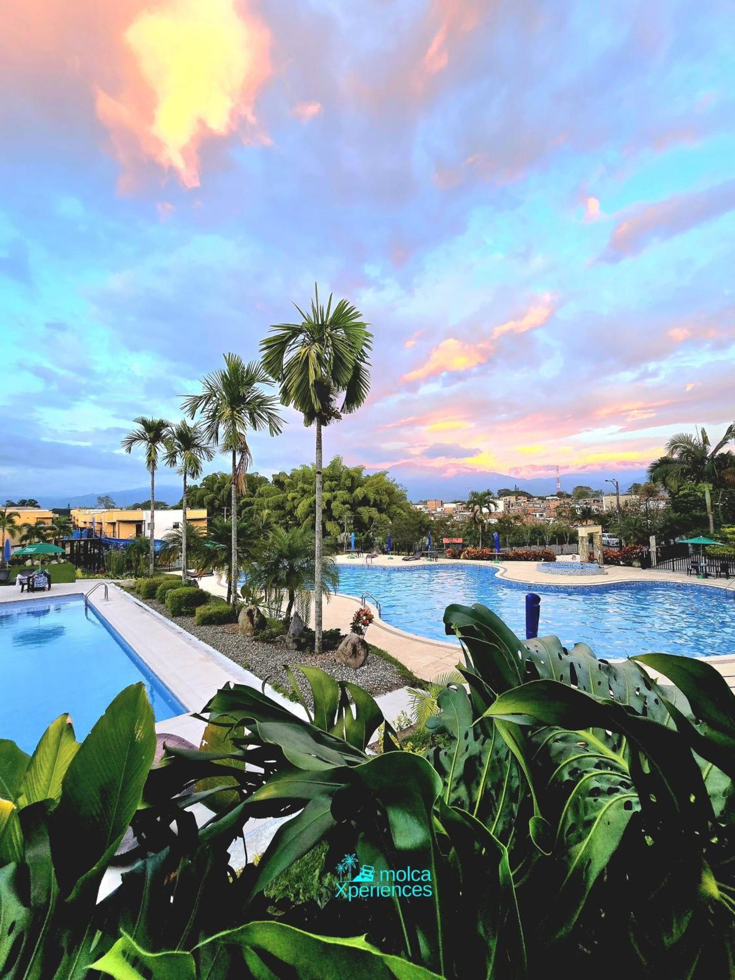 Apartamento Privado Vacacional A 5M Del Aeropuerto, 20 Minutos Del Parque Del Cafe Y Centro De Armenia Con 4 Piscinas, 3 Jacuzzi, Sauna By Molca Xperiences 3H Exterior foto